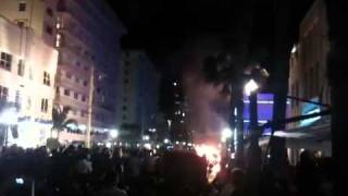 Car Explosion in Miami  filming for Charlies Angels [upl. by Callum]