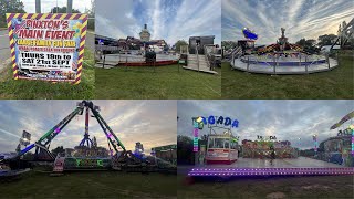 Pinxton’s Main Event Large Family Fun Fair Wharf Road Recreation Ground  2024 [upl. by Sevein]