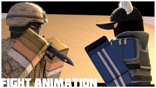 Marine Vs Furry  Roblox Brutal Fight Animation [upl. by Emanuele531]