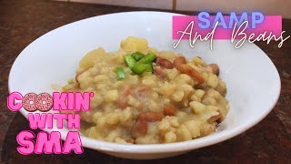 How To Make Delicious Traditional Samp And Beans Recipe [upl. by Sert]