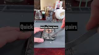 iPhone Back Glass Replacement  QuickTeck Phone Repairs [upl. by Aennaej589]