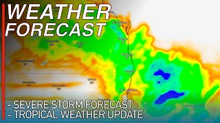 Strong Severe Thunderstorms Forecast to Develop Across Queensland and New South Wales From Tomorrow [upl. by Ern]