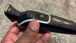 Philips Norelco Multigroom 3100 with 5 attachments and skin friendly blades Review [upl. by Miranda983]