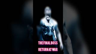 The rock return at war games raise of the final boss 🤨🤨🤨 therock romanreigns [upl. by Olav775]