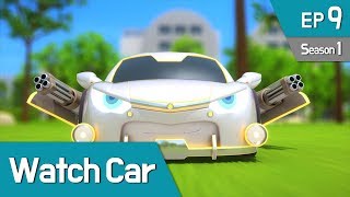 Power Battle Watch Car S1 EP09 Invincible Shield Million 01 English Ver [upl. by Odraboel]