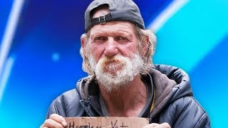 Homeless Man Goes On Americas Got Talent  His Life Will Never Be The Same [upl. by Rambert]