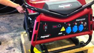 Powermate PMV6200 petrol portable generator [upl. by Rap765]