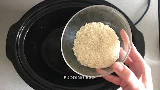 Slow cooker rice pudding  just 3 ingredients [upl. by Dolorita]