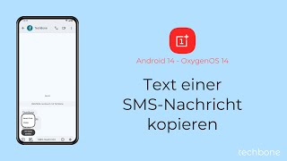 Text einer SMSNachricht kopieren  OnePlus Android 14  OxygenOS 14 [upl. by Akerahs]