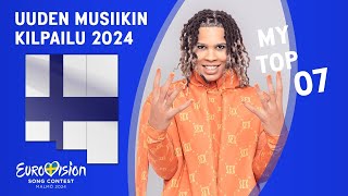 🇫🇮 Uuden Musiikin Kilpailu 2024  My Top 07  After the Show [upl. by Kavita]