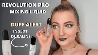 REVOLUTION PRO MIXING LIQUID REVIEW DUPE FOR INGLOT DURALINE 2020 [upl. by Krutz352]