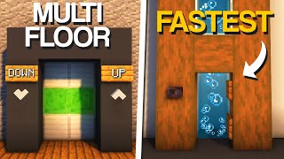 Minecraft 3 Working Elevator Tutorials [upl. by Anitirhc607]