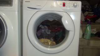 Hoover Optima WMH148 Washing Machine  Cotton standard 60c Full cycle [upl. by Esetal]