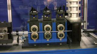 Servo Controlled Feed and Cut System Producing 14quot Diameter Hinge Pins  Novo Precision [upl. by Emanuel]