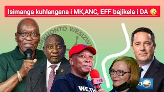 Isimanga kuhlangana i MKANC ne EFF bajikela DA yasala kanjalo 😳Zizwele [upl. by Archibald598]