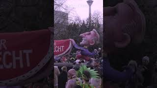 Karneval 2024 Rosenmontag Düsseldorf – Sahras Neuer Wagenknecht Düsseldorf Rosenmontag Karneval [upl. by Jerman]