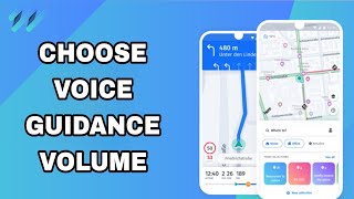 How To Choose Voice Guidance Volume On Here WeGo App [upl. by Leinnad343]