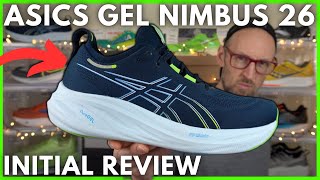 ASICS GEL NIMBUS 26  NEW UPPER amp OUTSOLE  VITAL MAX CUSHIONED 2024 UPDATE  EDDBUD [upl. by Norita470]