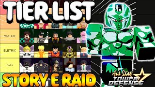 TIER LIST DOS MELHORES PERSONAGENS ALL STAR TOWER DEFENSE [upl. by Gilliette594]