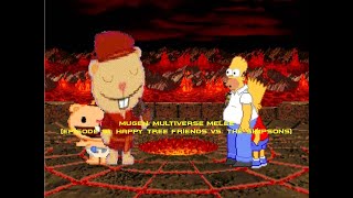 Mugen Multiverse Melee Episode 911 Happy Tree Friends VS The Simpsons [upl. by Lachlan]