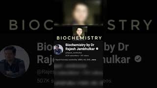 YouTube channel for biochemistry 1styearmbbs medicomotivationtrending [upl. by Eisteb15]