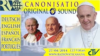 Canonization of John XXIII and John Paul II [upl. by Azpurua960]