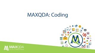 Coding qualitative data with MAXQDA 2018 [upl. by Asilak]