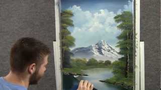 Landscape oil painting in just 18 minutes wet on wet [upl. by Arihaz]