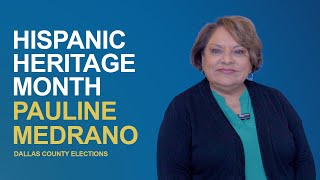 Hispanic Heritage Month Series County Treasurer Pauline Medrano on Voting amp Hispanic Heritage [upl. by Cordelia]