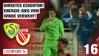 Direktes Eckentor EnergieSieg vom Winde verweht Luckenwalde  Cottbus  Regionalliga Nordost [upl. by Scribner924]