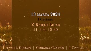 GodzinaCzytań  I Czytanie  13 marca 2024 [upl. by Muir]