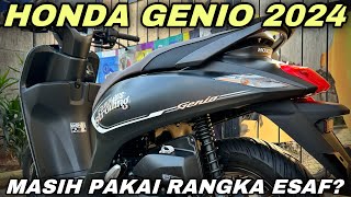 HONDA GENIO 2024 CBS ISS MATTE BLACK [upl. by Ynned]