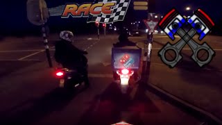 Freezing Cold  Speedfight 2 amp Kymco Vitality 50 TourVideo [upl. by Lontson]