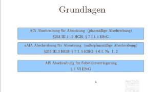 0 Definition Abschreibung von Sachanlagevermögen [upl. by Tedie990]