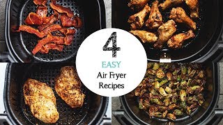 4 EASY Air Fryer Recipes for beginners [upl. by Ivor]