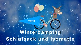 Wintercamping TEST Schlafsack und Isomatte [upl. by Duyne]