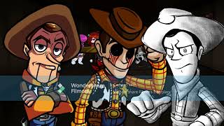 cowboys nightpasta night but woodyexe storyboard woody and Ventriloquist woody sings it FNF cover [upl. by Ydassac]