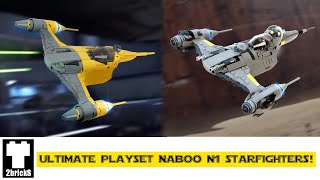 2bricks Fully Custom Lego Naboo Starfighters [upl. by Ahsitra]