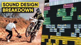 SOUND DESIGN For FILMMAKING  Breakdown Of Epic Motocross Commercial [upl. by Carlee]