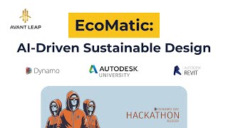 EcoMatic AIPowered Sustainable Design Prototype for Revit  Dynamo Hackathon Winner at AU [upl. by Sible]