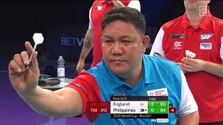 PDC World Cup of Darts  R1  England  Philippines [upl. by Jeremiah]