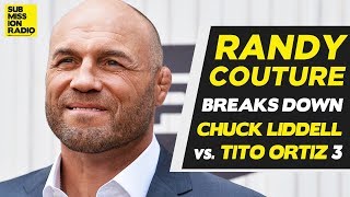 Randy Couture Breaks Down Chuck Liddell vs Tito Ortiz 3 Chucks Pad Work [upl. by Sidonie568]