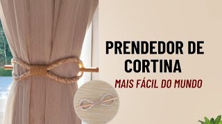 Prendedor de cortina mais fácil do Mundo [upl. by Neila]