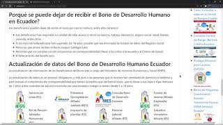 Consultar bono desarrollo humano por cédula Ecuador httpsaelyexcombrj [upl. by Sidnal]