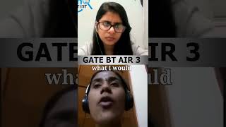 GATE Topper Suggestion To Other GATE Aspirants topper iit btech mtech biotechnology [upl. by Cestar]