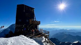 Punta Gnifetti 4556mt Capanna Margherita il rifugio più alto dEuropa [upl. by Heshum653]