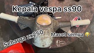 Restorasi Vespa ss90 part 3 [upl. by Ralston195]