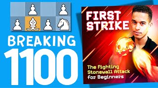 Stonewall Attack  My New Chess Opening reaching 1100 [upl. by Brian]