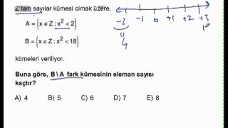 2012 KPSS Lisans Matematik Çözümleri2 [upl. by Dora]