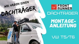 How to frontrunner Dachträger Montageanleitung VW T5T6 kurzer Radstand [upl. by Dubois386]